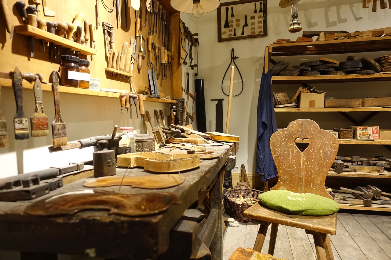 Gartenhaus als Werkstatt