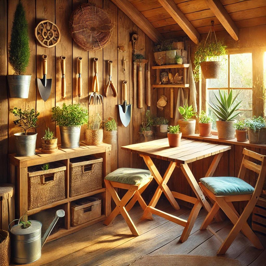 Gartenhaus einrichten – Ideen
