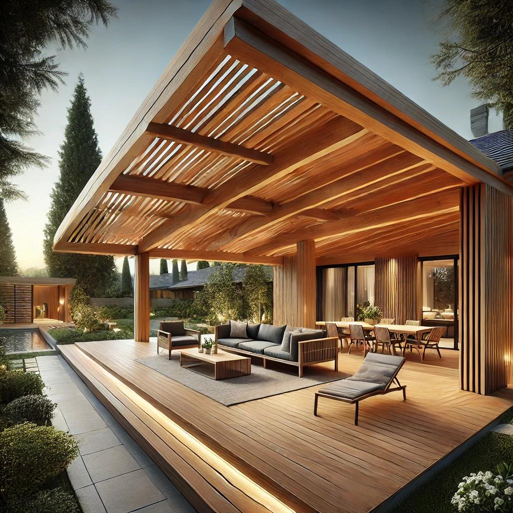 10 Ideen für die Überdachung einer Terrasse